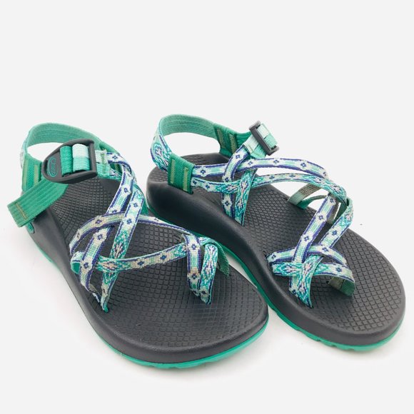 Chaco ZX/2 Classic Sandals in Marina Mint - Women's Size 6 Double Strap Toe Loop - Picture 3 of 9